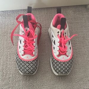 Jordan Women's Sneakers - Black, White, Pink